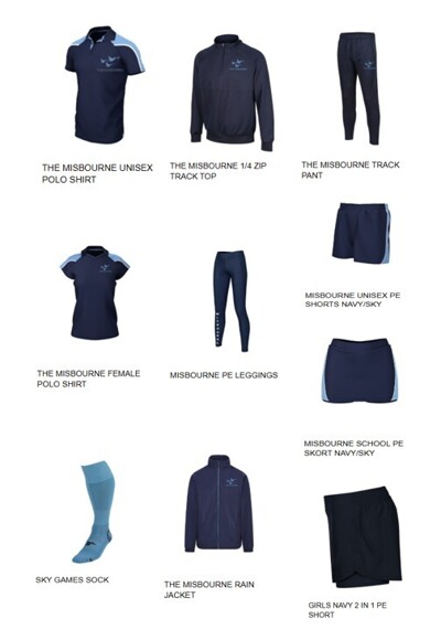 Misbourne new sports kit picture board